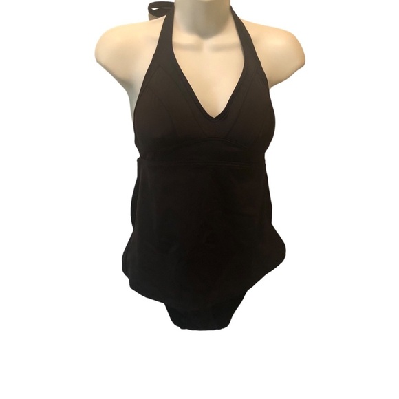 Title Nine Set It Forget It Tankini Top M Lehua Bikini Bottom Black Size M Swim - Picture 6 of 7